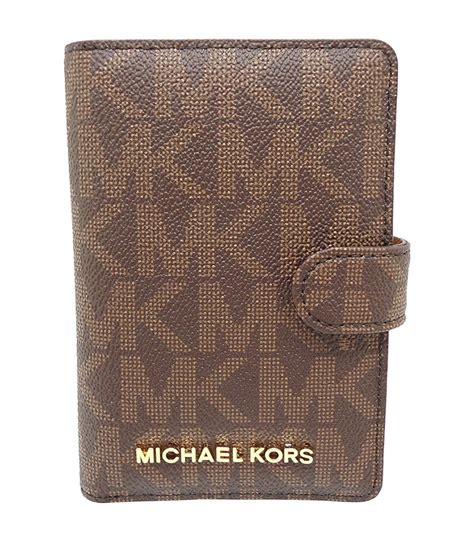 mk passport wallet|michael kors travel passport wallet.